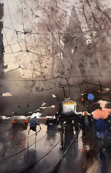 艺术家!世界上最有激情的水彩艺术家,这才是真正的水彩大师!