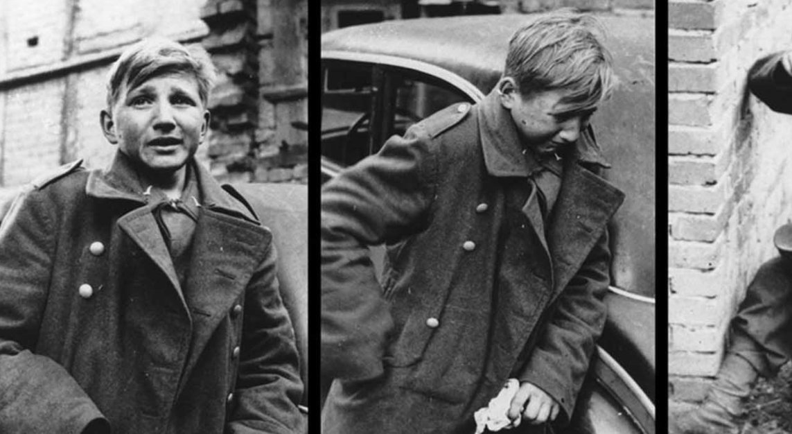 美军|二战最经典的战俘照：这个哭泣的16岁德国兵后来怎样？