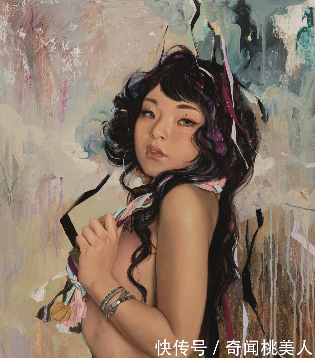 特别有灵气神秘的女子,美炸了!让人难以忘怀!