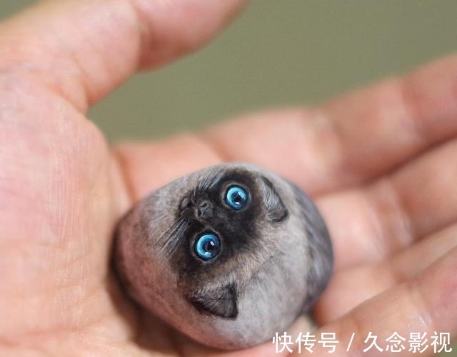 小动物|日本艺术家将石头变成可以永远留下的小动物,简直栩栩如生