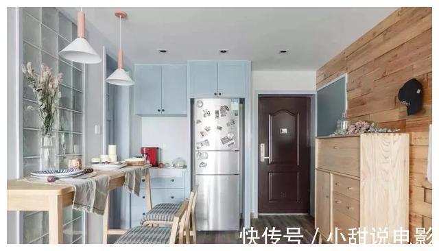 卧室|67㎡薄荷蓝小宅,阳台改榻榻米,卧室增加休闲区,设计太亮眼了!