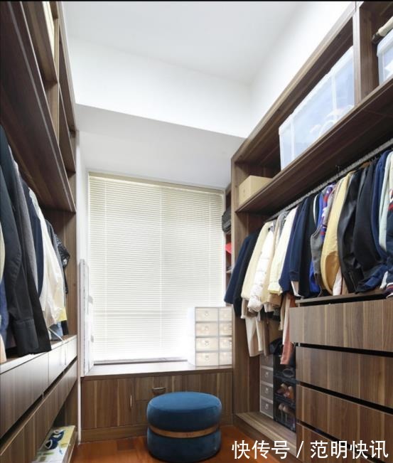 玻璃门|115㎡美式轻奢住宅,沉稳华丽大气,还有这么大的衣帽间!