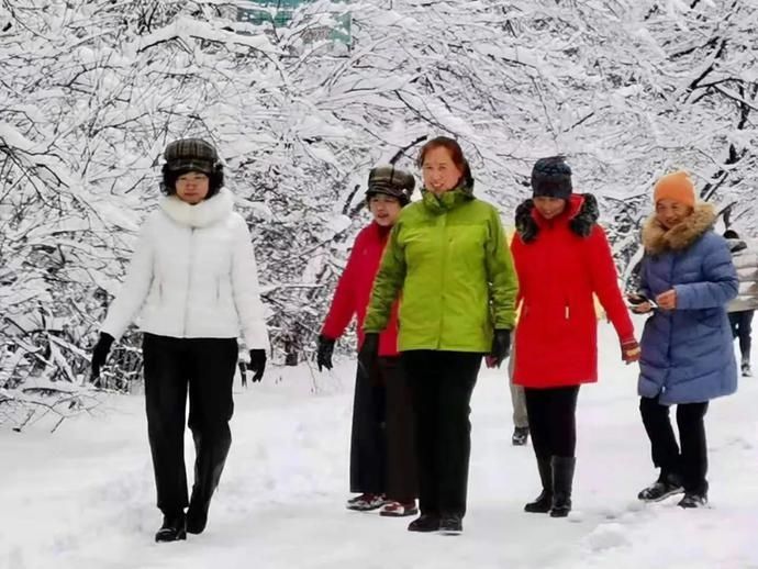 画中人|雪后北山，人人都是画中人！