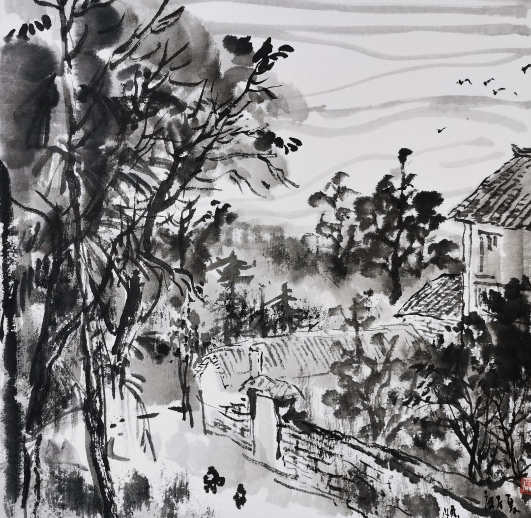 巴厘岛掠影#全国艺术名家邀请展—— 何杰中国画作品赏析