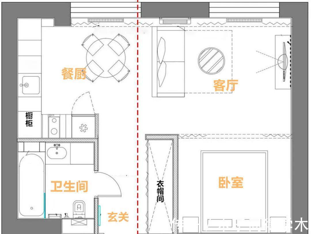 衣帽间|她省吃俭用6年全款买下38㎡小公寓，一室一厅，朋友说看着很眼红