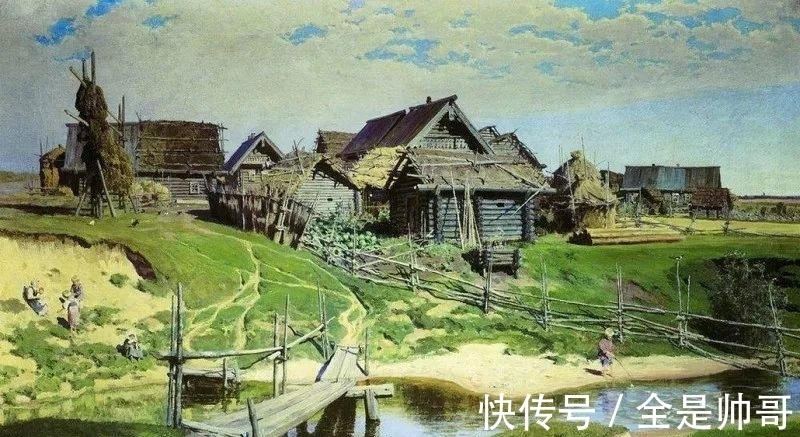 俄罗斯$他是俄罗斯油画大师，唯美风景画，每看完一幅画就像一次美的旅程