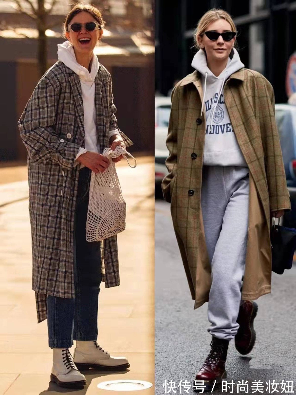 卫衣 这是我见过最减龄的“叠穿”公式,长大衣+卫衣,保暖又时髦