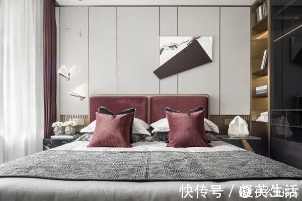 电视背景墙|这才是轻奢风,115㎡精致小生活,堪比电影里的场景