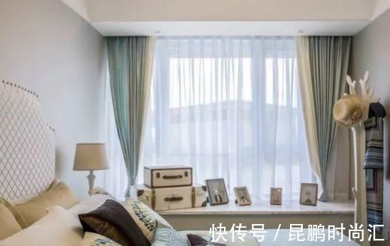 布帘|卧室有飘窗窗帘要怎么装?别等装错了再来后悔,这样做能避免踩雷