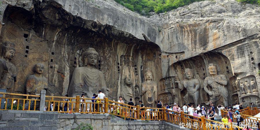 洛阳龙门石窟美景