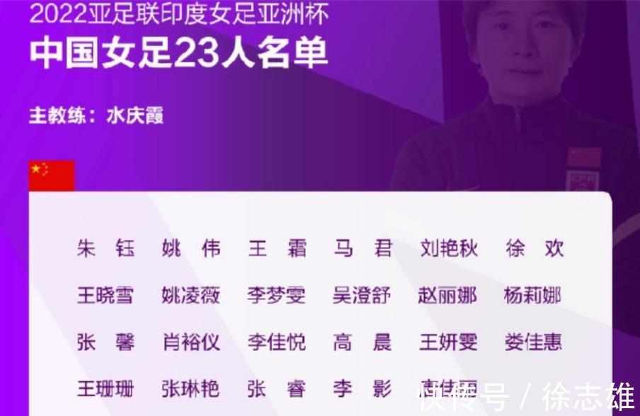 王霜|唐佳丽、王霜领衔中国女足冲击亚洲杯第9冠,13名奥运国脚被淘汰