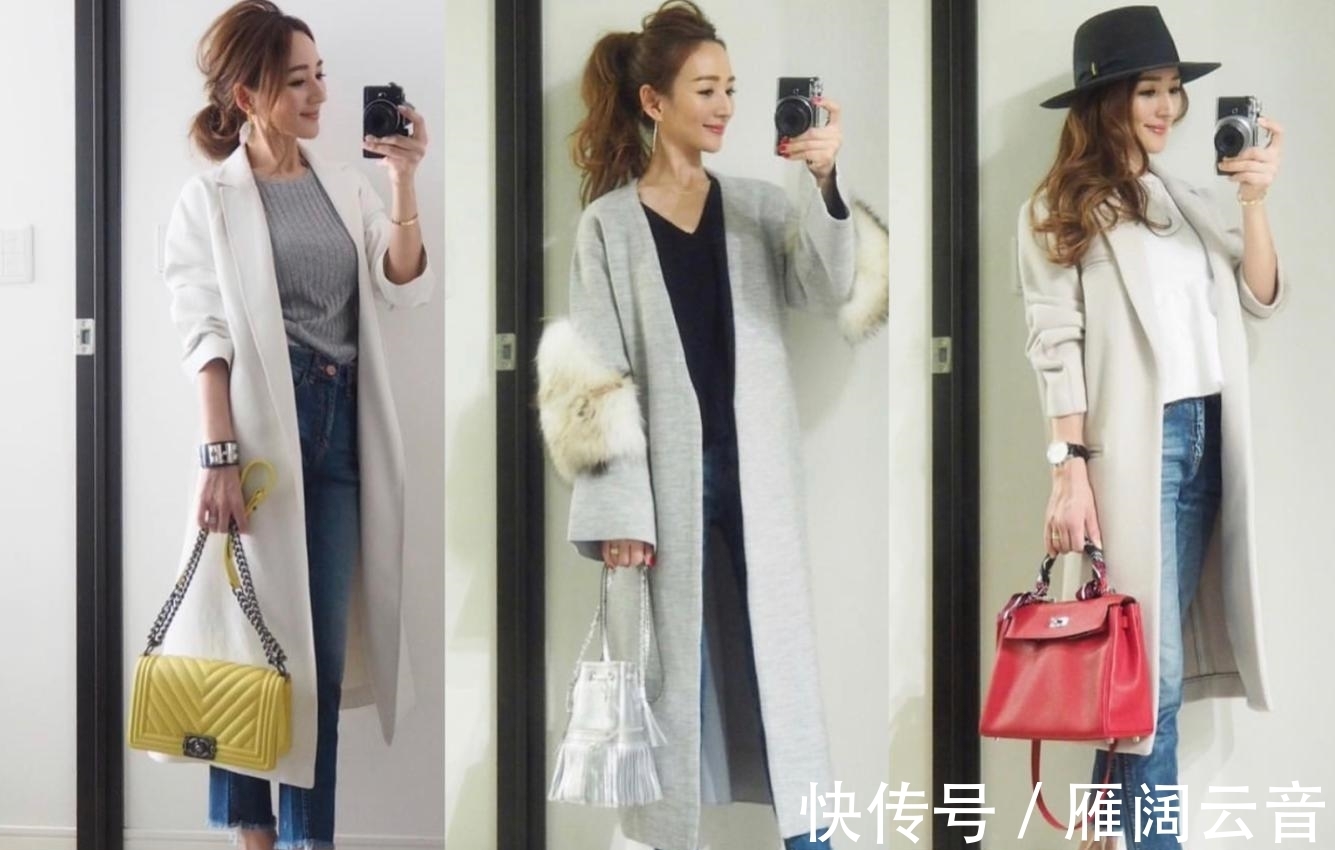 阔腿裤|想要穿得舒服又好看,一定少不了大衣,这位博主的搭配值得借鉴
