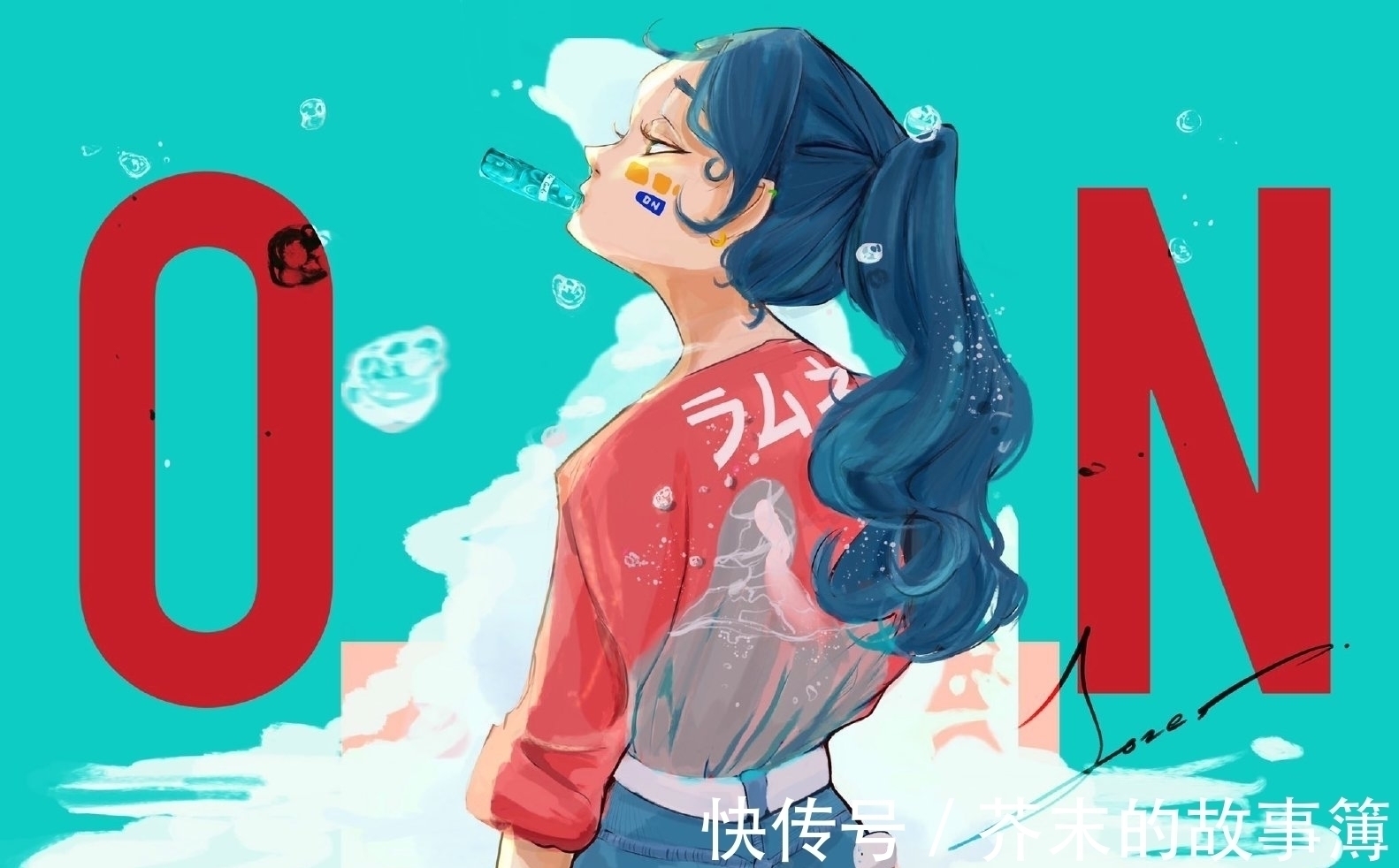 插画师!一眼惊艳的人物角色手绘插画,用来做头像也很nice