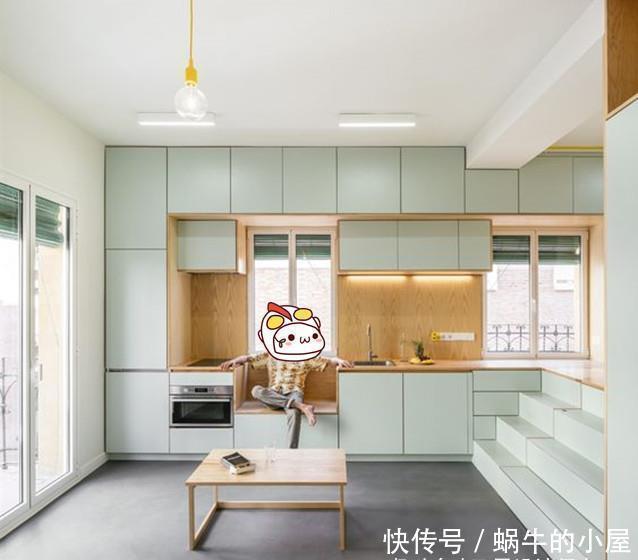 储物柜|现在聪明人流行的厨房设计,水槽下方塞一排带滑轮储物柜,好方便