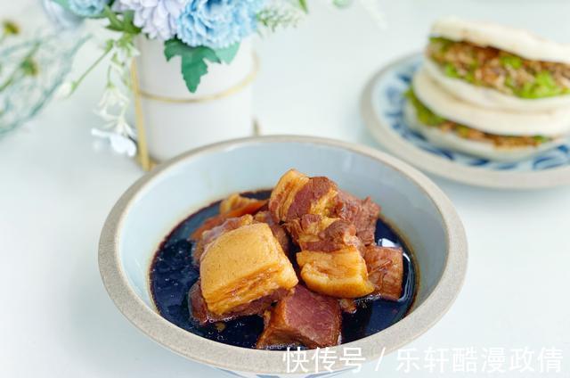 卤五花肉的家常做法，猪皮入口即化肥而不腻，用来做肉夹馍太香了