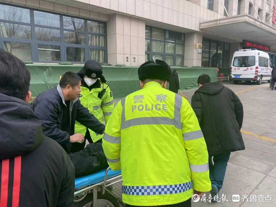 交警|男子赶集突发疾病倒地不起，滨州开发区交警紧急护送救治