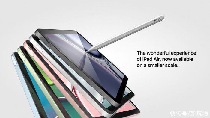 m8.4英寸无孔全面屏 iPad Mini 6高清渲染图出炉
