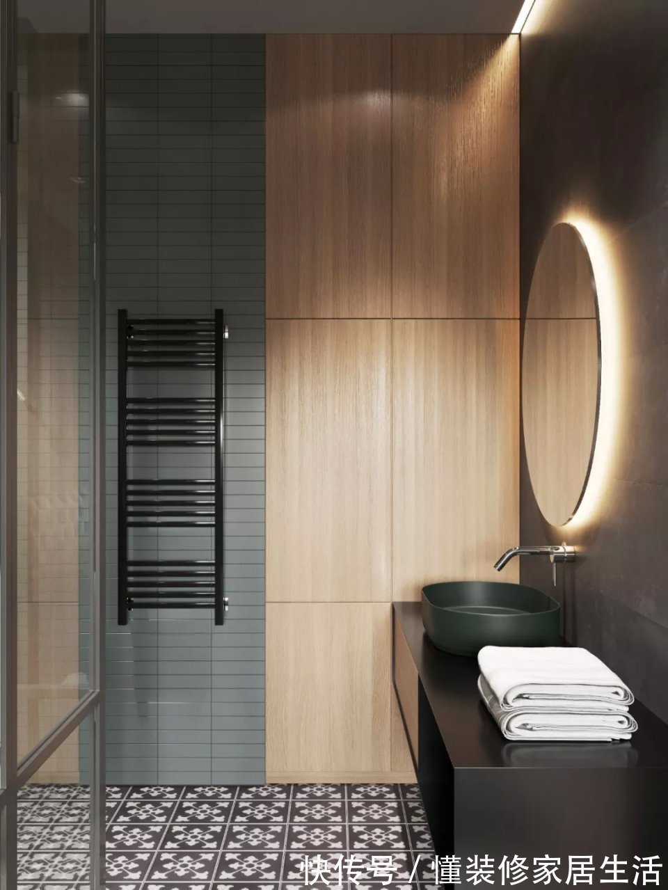 玄关|别再盯着北欧风啦,看看人家66㎡小户型轻奢风,豪宅也被秒成渣