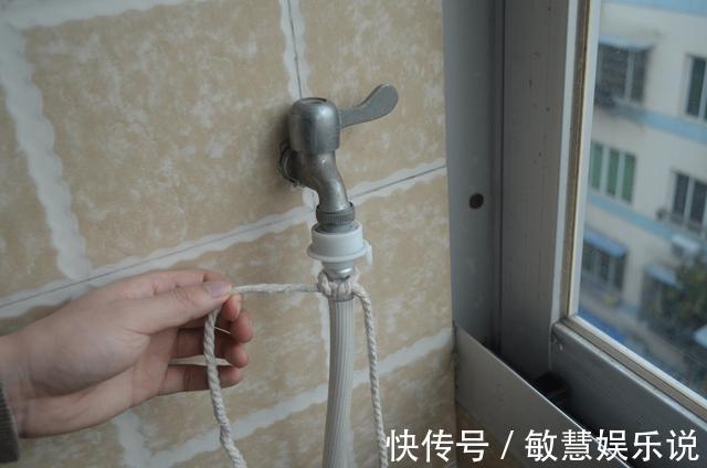 开关|不管家里有钱没钱,水龙头上放一根绳子,用途真厉害,省钱又实用
