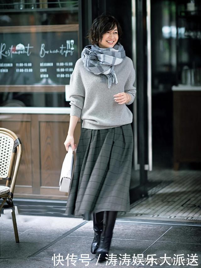 这位日本“大妈”的街拍火了!简单日常,50岁穿出30岁的感觉