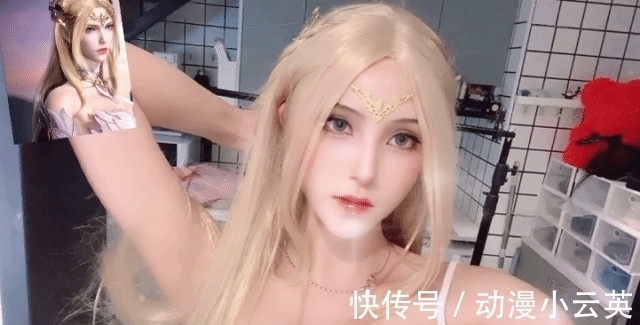 cos|高颜值小姐姐COS千仞雪，成功跨越次元壁，可惜衣服有点少