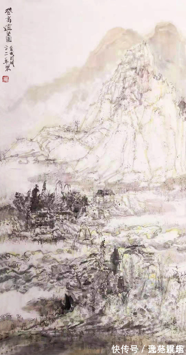 烟柳&「画作欣赏」一帘烟柳一路风景,画家余国城作品欣赏