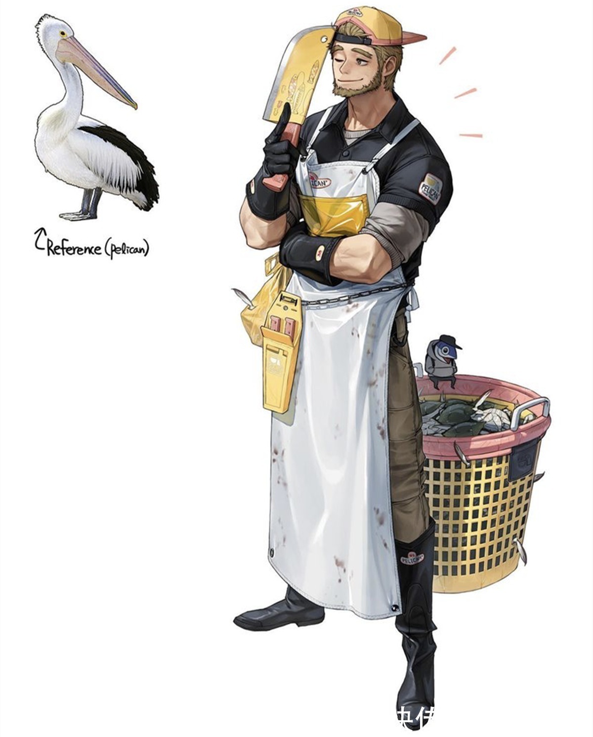 动物|动物变成二次元形象也就算了,连食物也可以,这位画师脑洞有点大