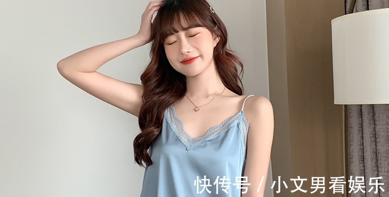 有型|单调的睡裙就别穿了，学我媳妇这样穿吊带睡衣，好看又舒适