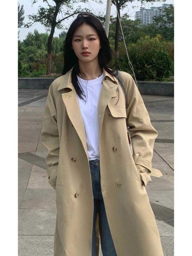 针织衫|风衣是秋天的标配,搭配牛仔裤气质绝了,年轻活力又高级大气