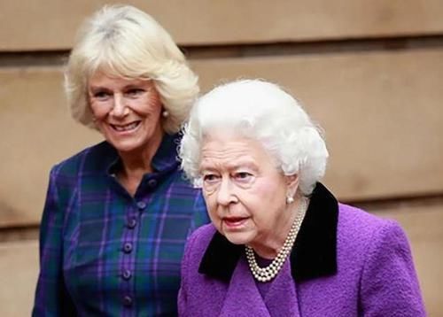 72岁卡米拉比94岁英女王怕冷,女王光腿她穿长靴,小22没女王年轻