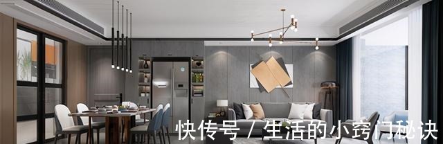 黑白灰|143㎡五口之家，黑白灰的经典色调让房间更加雅致！