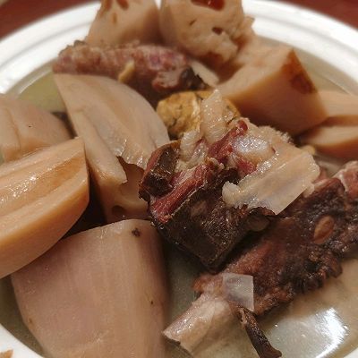 莲藕|腊排骨莲藕汤