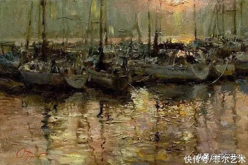 特罗菲莫夫|特罗菲莫夫独特的风景油画作品，每一张都叫绝了，真的很美