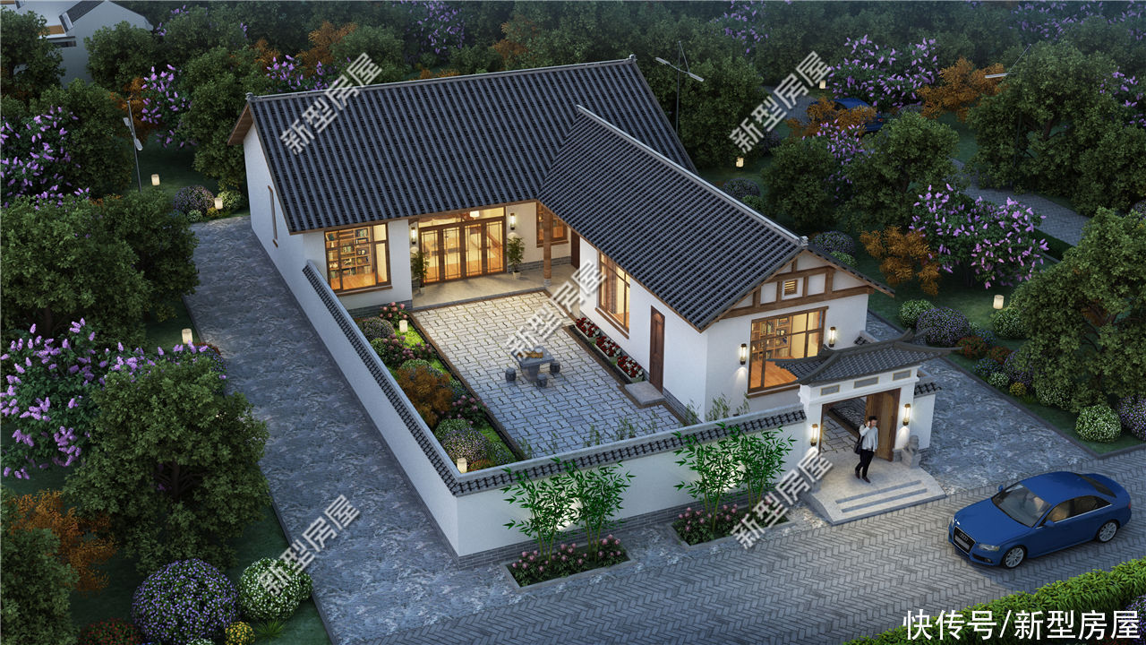 农村|8套中式别墅合集：我理想的农村养老住宅，还得是中式