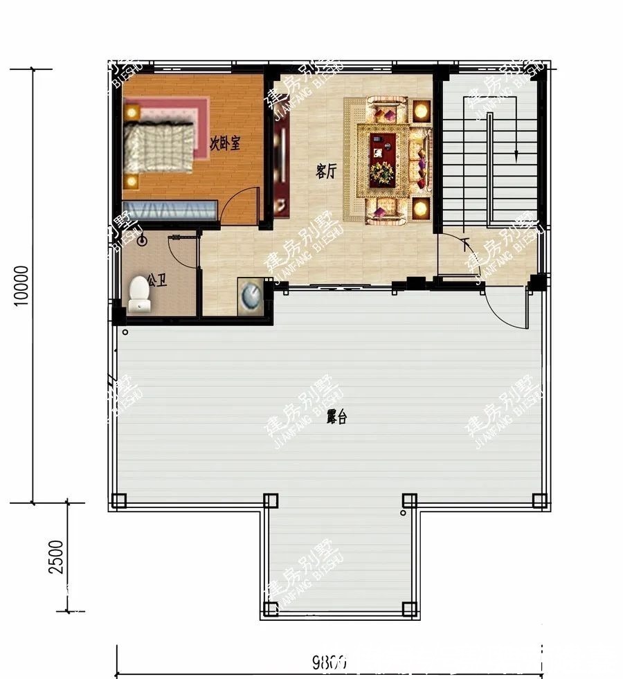 一厅|经典农村别墅回顾，第一栋平屋面施工易，第二栋造价30万左右