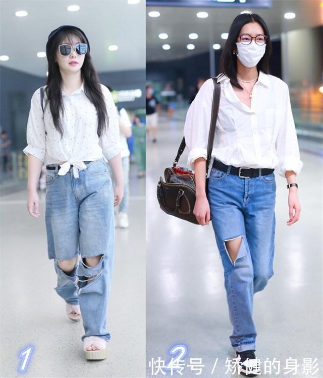  牛仔|又到穿牛仔裤季节，靛蓝牛仔加白衬衫，还是不过时的高级