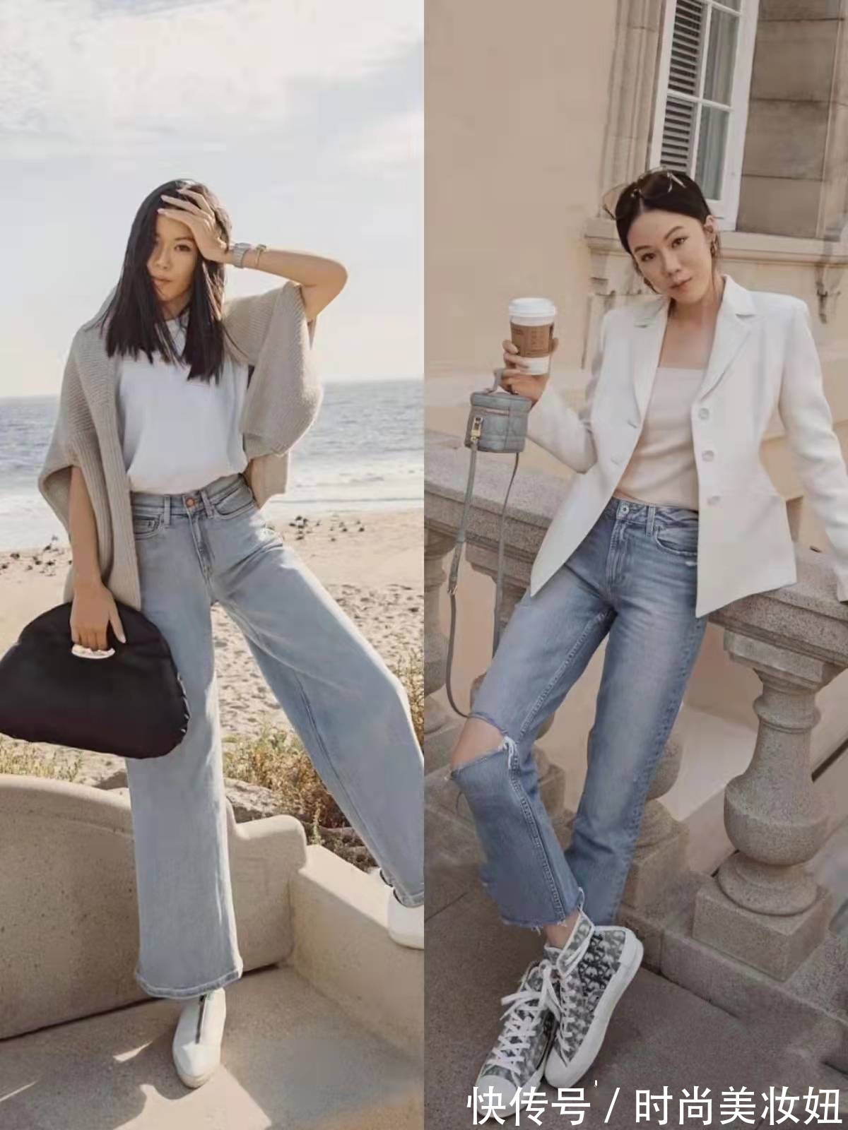 大长腿 真正有品味的女人,穿衣从不超过3种颜色,越简约越显气质