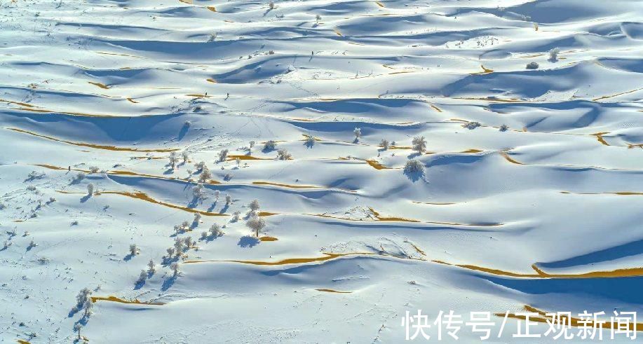 沙漠也会下雪?塔克拉玛干沙漠雪的图美到“惊艳”!