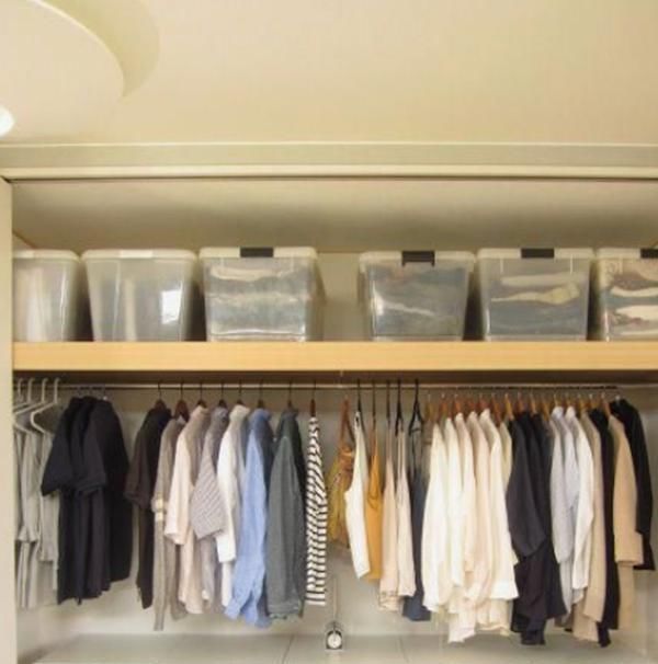 家里没有衣橱用这7个方法,收纳井井有条,一点也不输日本主妇