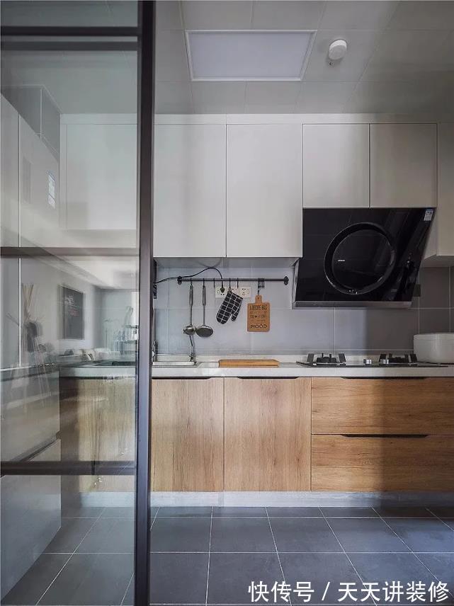 空间|102平现代工业风格装修，给装修做减法，漂亮又大方的设计！