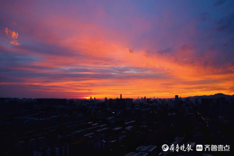 快来看！济南日出东方朝霞宏伟瑰丽，醉美了这个夏日|情报站| 夏日