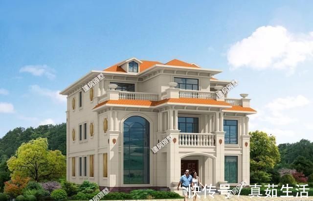 气派|有钱就要在老家建欧式豪宅,做不成地标,也要占据村里重要位置