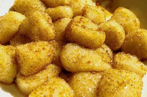 教你在家做糯米果,不煎不油炸,口感软糯,甜甜的好好吃