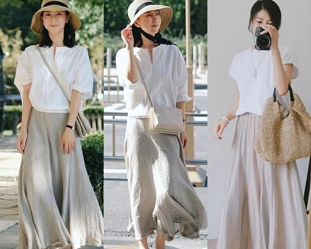 穿搭 中年女人日常穿搭分享，用极简风来迎接初秋，做个气质高级的美女