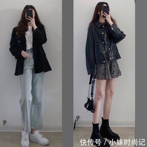 今年春天帅气的穿搭，不一定非要穿裤装！裙子也一样美丽