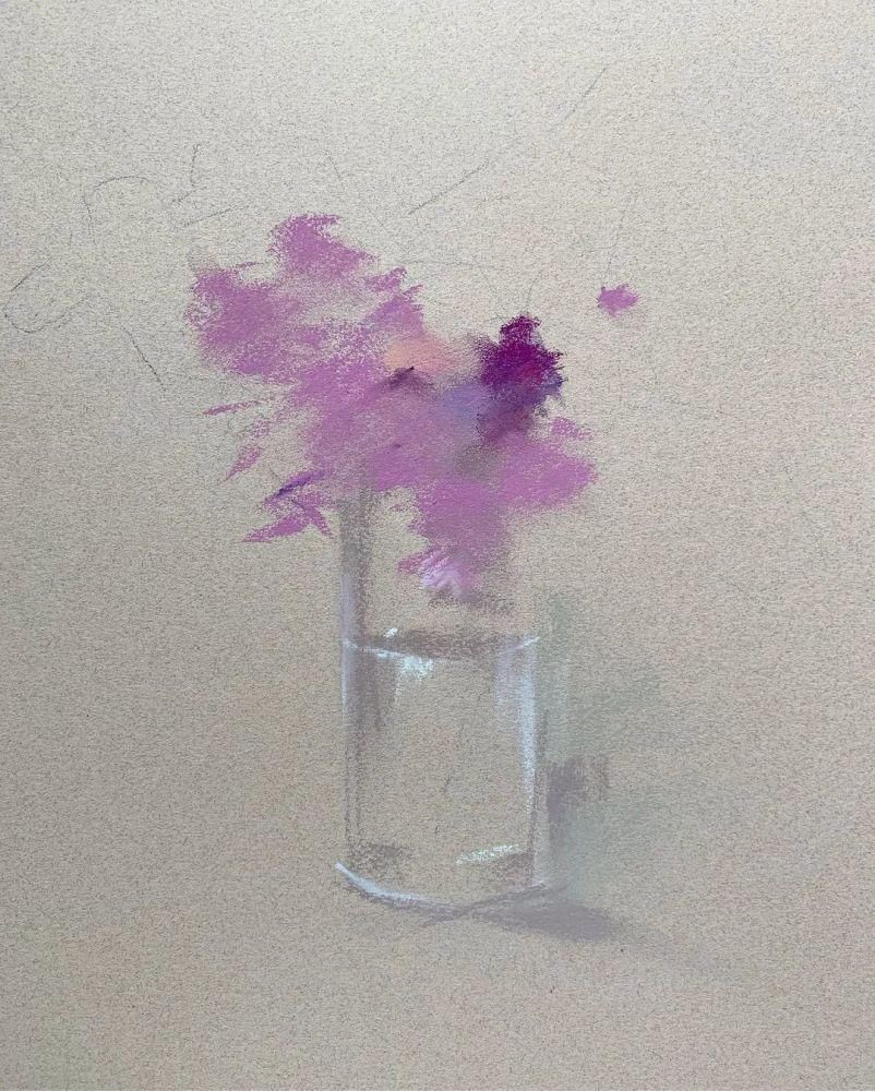 鲜花!太疯狂了!原来用粉笔画画,也可以这么美,简单几招教你,美到邻居羡慕嫉妒