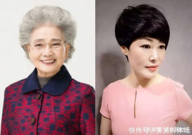 中老年人|五六十岁的女人,别总烫盖半耳短发,试试露耳小爆卷,减龄又洋气