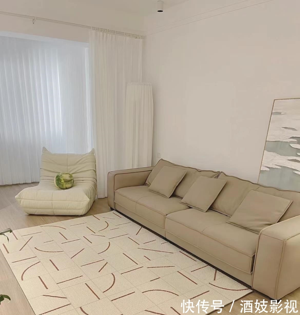 装饰画|他们家81㎡,用原木+现代简约,打造成日式混搭风,平淡又温馨