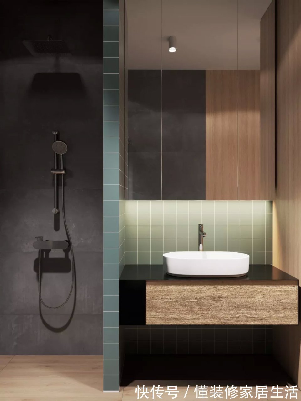 玄关|别再盯着北欧风啦,看看人家66㎡小户型轻奢风,豪宅也被秒成渣