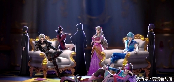 叶罗丽第9季漫画：第8位阁主的背影唯美，海王像野人，辛灵将回归